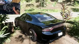Dodge Charger SRT Hellcat - Forza Horizon 5 | Steering Wheel Gameplay