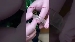 Smoothing out a clear retainer #braces #retainer #clearretainer #orthodontics #orthodontist