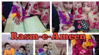 Rasm-e- ameen of my daughter ❤️ 💖 💕