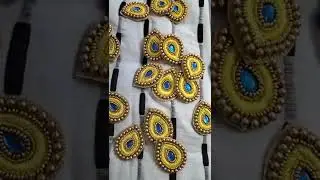 aari 3d patchwork #bridal aari work#silk thread jewellery