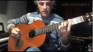 Lezioni di chitarra impostazione barrè arpeggi 2