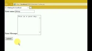 Simple Hibernate Program | Basic Form with JSP and Hibernate | With full source code and steps.
