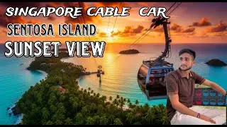 Singapore Cable Car Adventure | Island Hopping to Sentosa in 2025 | Sunset View