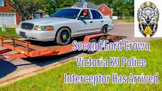Second Ford Crown Victoria K9 Police Interceptor Has Arrived - First Mods To The Crown Vic