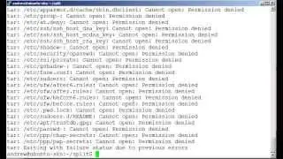 LPIC-1 101 Using split in Linux