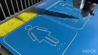 Creating information signs + Braille signage. Gravograph is8000