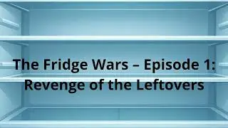 Fridge Wars Ep. 1 &ndash; The Leftovers Strike Back!  Part 1