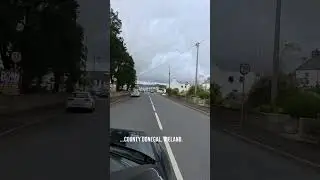 Driving Through Dunfanaghy, Donegal, Ireland