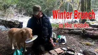 Winter Brunch #hiking #campcooking #pnw #outdoors