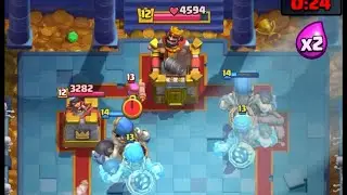 Insane Giant Skeleton Decimates Opponent's  Tower for a Spectacular 3-Crown Victory in Clash Royale