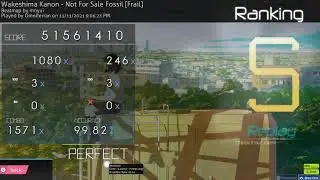 (osu!) Wakeshima Kanon - Not For Sale Fossil [Frail] 99.82% FC