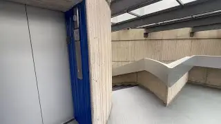 EPIC MOTOR! Otis Hydraulic Elevator at the GM Renaissance Center Complex, Detroit, MI