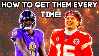 HOW TO GET MAHOMES OR LAMAR EVERY TIME IN A FANTASY DRAFT | Madden 21 Tips Video