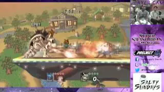 Salty Sunday (CaSO4) - Sven (Marth, Lucario) vs CPU? (Bowser) - Round 1