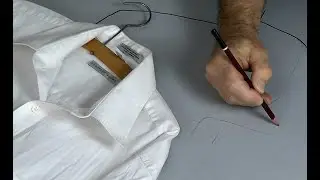 How to Carve a Hanging Shirt - 1 Taking a Drawing from your Model