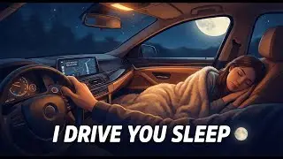Late Night Drive with Light Snow ❄️ Highway ASMR for Deep Sleep (No Talking)