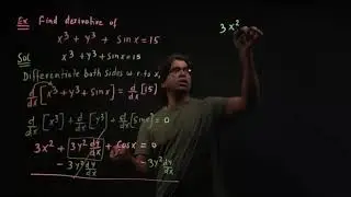 Implicit Differentiation Example 1