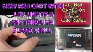 NEW VERSION N64 FLASH CART ULTRA SUPER 64 FULLY LOADED #shorts