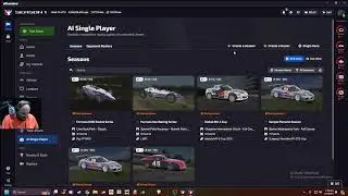 iRacing and testing the new Tempest weather system.