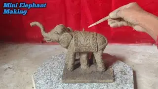 Mini Elephant Making & Home 🐘🎋 ll Very Easy Craft Macking ? 