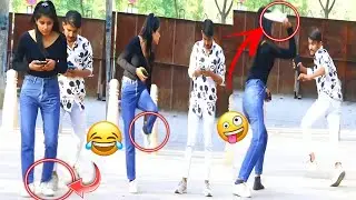 Removing Girls Shoes || Epic Reaction😂 || Ketan K Prank