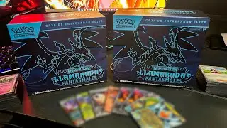 El contenido de 2 cajas de Llamaradas Fantasmales (ETB) en Pokemon TCG