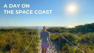A Day On The Space Coast | Beach Walk, Manatees, Dolphins & Real-Time Sunset | 4K + Original Music
