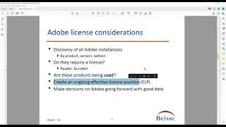 Optimizing your Adobe licensing
