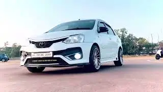 Etios Modified 2221 | #toyotaetios #vossenwheels #modified #etiosclubkerala