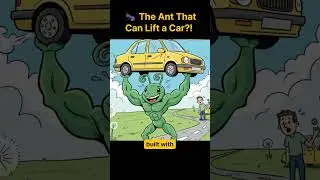 Ants Can Lift Cars?! 🐜💪 #Ants #NatureFacts #FunScience