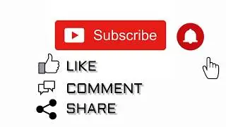 Subscribe Button, Like, Post Notifications, Comment, Share, (INTRO)