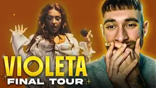 REACCION a VIOLETA - DIME QUE NO (TEMA INÉDITO EN DIRECTO)