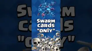 I Tried Swarm Cards Only 😭