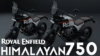 Royal Enfield Himalayan 750 Black and White Variant  / Himalayan 650 2026 | 4K