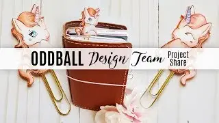 Blushing Unicorn Planner Clip - Oddball Design Team Project Share | Scrapcraftastic