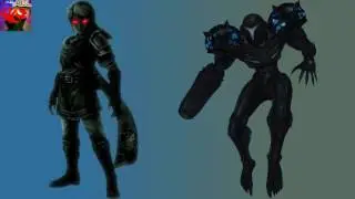 Hauntershadow - Metroid/Zelda Mix: Dark Link Vs Dark Samus