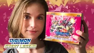 God box in 1 minute! Digimon BT04 Great Legend Booster Box Opening!