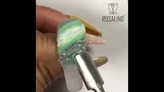 Rosalind Dip Powder Nail Layers Marble Dipping Nail Using Cuticle Pusher Step by Step