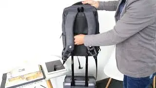 Inateck Laptop Backpack CB1001 for tech and travel, with Antitheft design
