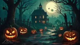 Halloween Haunted House Ambience | Spooky Music & Atmospheric Sounds for October Nights