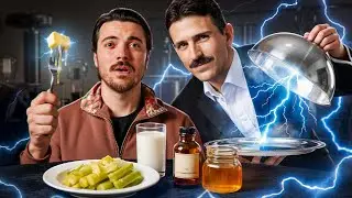 Nikola Tesla'nın ÇILGIN Beslenme Rutinini Denedim! (şaşırtıcı)