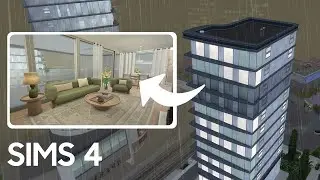 Let's create a cozy apartment in the sims 4 | CC speedbuild
