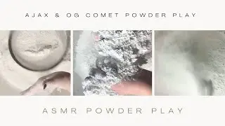 Super Dusty OG Comet and Ajax Powder Play ASMR Bowl with sifting in metal bowl