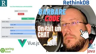 Quoi un chat avec avec VUEJS et RethinkDB ?