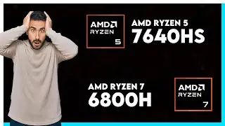 AMD Ryzen 5 7640HS vs AMD Ryzen 7 6800H Comparison