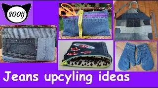 21 STUNNING Ideas to UPCYCLE your old jeans!