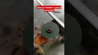 How to sharpen a pencil correctly?😮#drawing #automobile #welding #modluminecraft #travel #learning