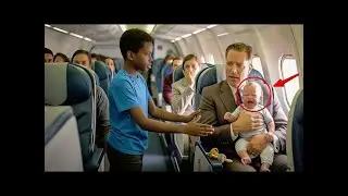 Billionaire's Baby Cried Nonstop on the Plane — Until a Poor Black Boy Did The Unthinkable