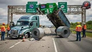 Dangerous Idiots Fastest Truck & Heavy Equipment Disasters | Extreme Oversized Transport Fails #11