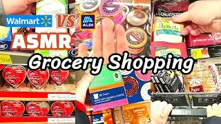 Walmart Grocery Shopping ASMR | Anxiety Relief Relaxing Satisfying Video❤️No Talking | Grocery Store